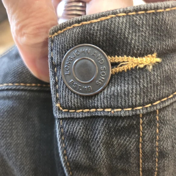 Long John and Sons NWT Tapered Jeans Vintage Black 38X38 - Picture 8 of 8